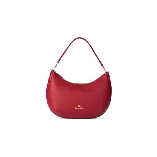 Braccialini borsa donna firmata beth a spalla mezzaluna con pochette