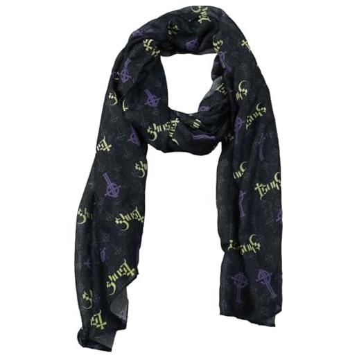 Ghost logo unisex foulard multicolore 100% poliestere