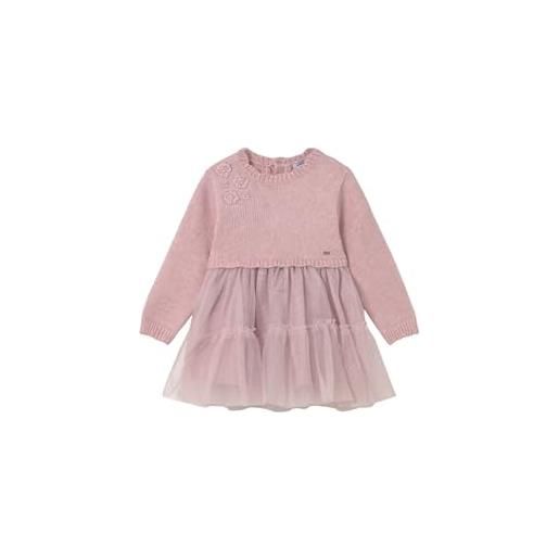 Mayoral vestito combinato tricot per bimba quarz 24 mesi (92cm)