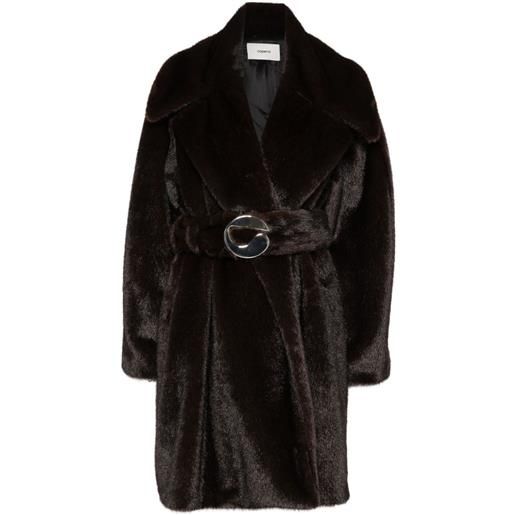 Coperni cappotto con cintura - marrone