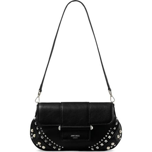 Jimmy Choo borsa mini con borchie - nero