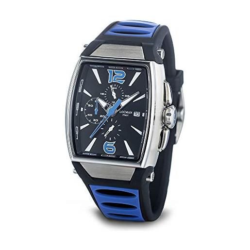 Locman orologio cronografo uomo Locman new tremila casual cod. 0550a01s-00bksksb