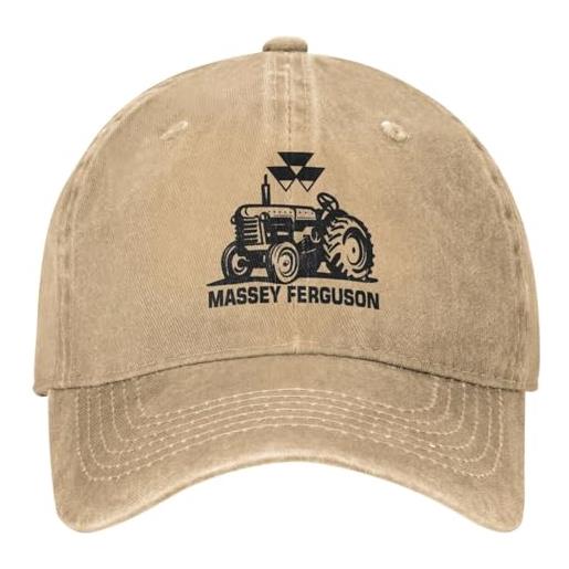 IUUGJEIX berretto da baseball massey ferguson tractor agriculture logo hunting y2k retro hip hop dad adulto casual parasole