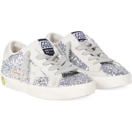 Golden Goose Kids sneakers super star con glitter