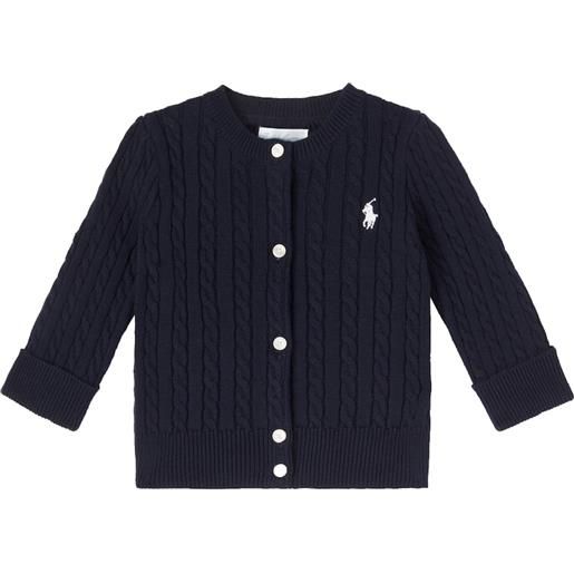 Polo Ralph Lauren Kids baby - cardigan in cotone a trecce