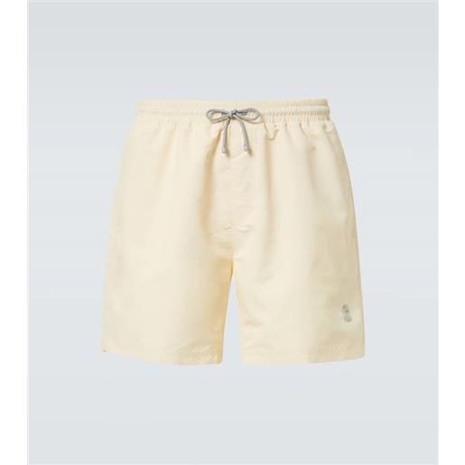 Brunello Cucinelli costume da bagno con logo