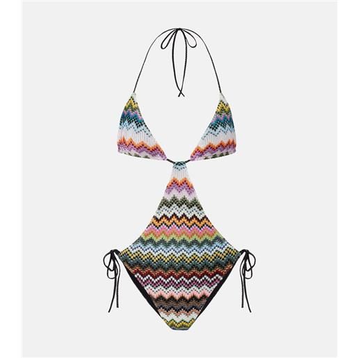 Missoni costume intero a zig-zag