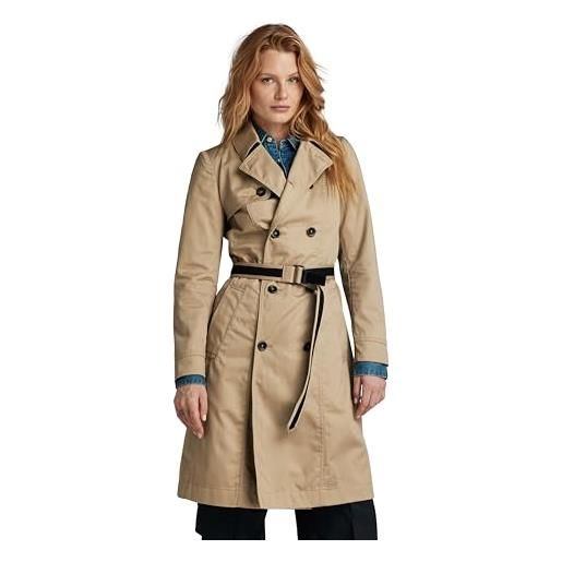 G-STAR donna trench coat, verde scuro (lt rock d24259-d352-3000), xs