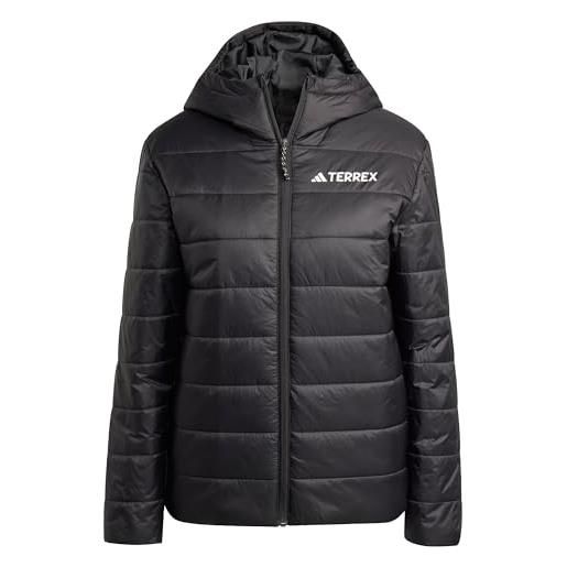 adidas femme terrex multi essentials climawarm insulated hooded jacket, black, s