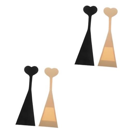 Abaodam 4 pz invisibile da donna attaccare la biancheria intima slip bikini mutandine mutandina adesiva invisibile mutandine nude c collant abito mancare adesivo adescare spandex