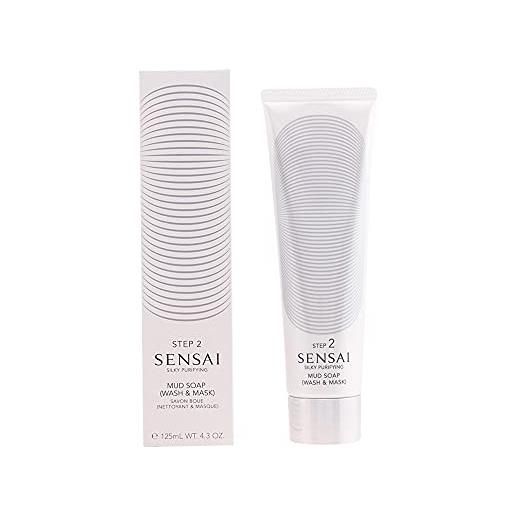 Sensai silky purifying mud soap wash and mask 125ml nuovo