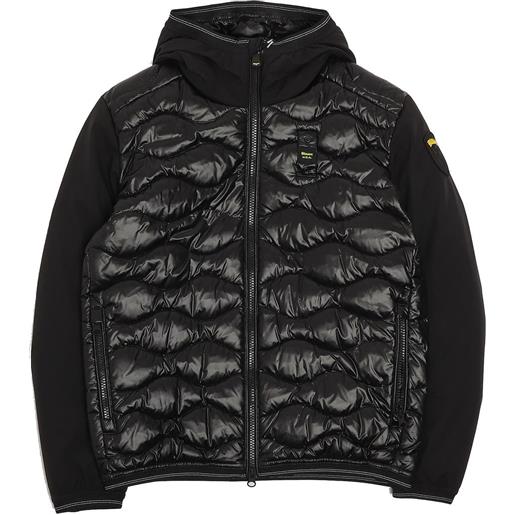 BLAUER piumino con cappuccio butland bmateriale ondina bambino