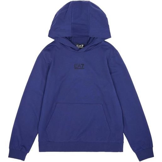 EA7 EMPORIO ARMANI felpa con cappuccio core garzata bambino