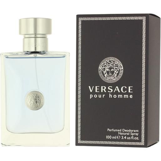 Versace pour homme deodorante in vetro (uomo) 100 ml