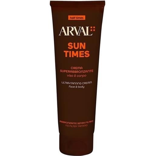 Arval sun times crema abbronzante viso e corpo 150 ml - 150 ml