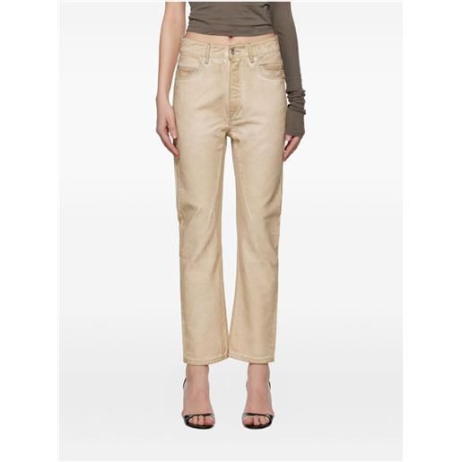 Rick Owens jeans hollywood vdd con cinque tasche - toni neutri