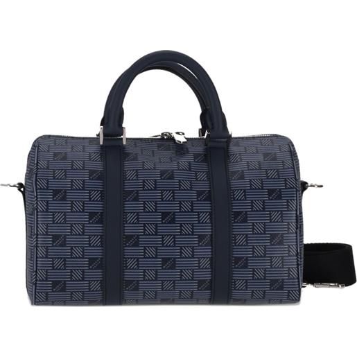 Moreau valigia con motivo geometrico - blu
