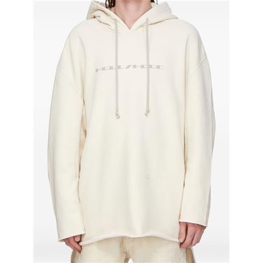 Rick Owens felpa con cappuccio peter - toni neutri