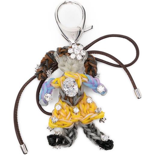 SHUSHU/TONG portachiavi con decorazione - giallo