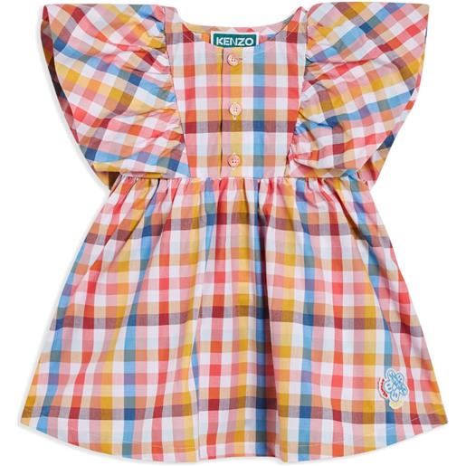 Kenzo Kids abito a quadri - rosa