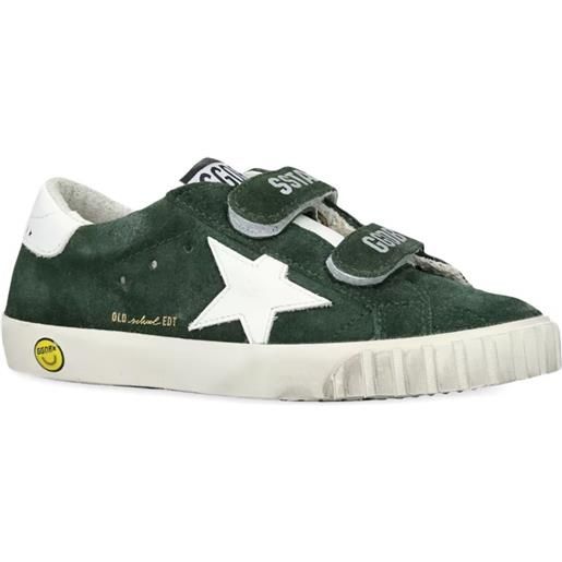 Golden Goose Kids sneakers con applicazione - verde