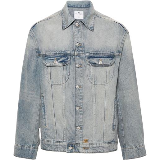 Courrèges giacca cocoon denim - blu