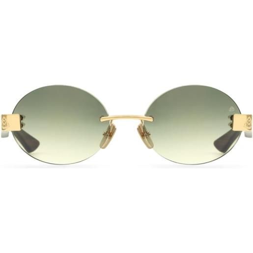 Maybach eyewear occhiali da sole tondi - oro