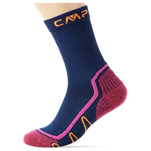 CMP trekking sock poly mid, adult, unisex, blue, 39/42