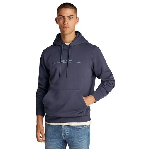 Calvin Klein Jeans calvin klein minimal lj30j327076, felpa, uomo, verde (gothic olive), xxl