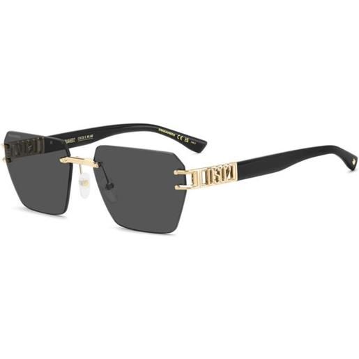 Dsquared2 d2 0173/s - 000 oro occhiali da sole
