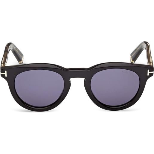 TOM FORD Eyewear occhiali da sole tondi - nero