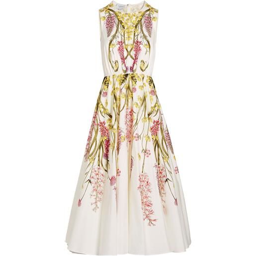 Giambattista Valli abito con stampa wildflowers - bianco