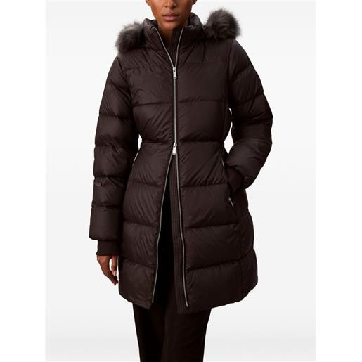 Calvin Klein cappotto con zip - nero