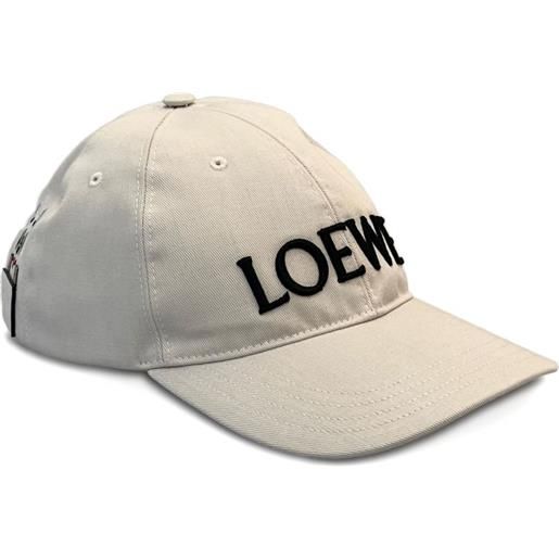 LOEWE cappello da baseball louis wain con logo - toni neutri