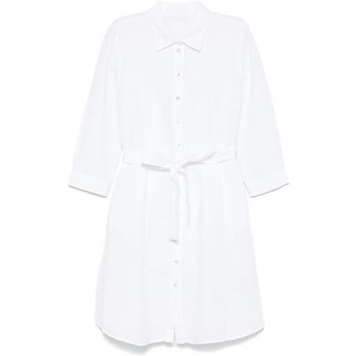 120% Lino abito corto in lino - bianco