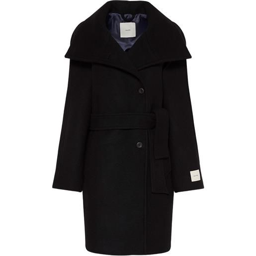 Calvin Klein cappotto con cintura - nero