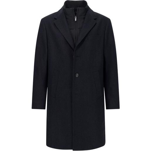 Boggi Milano cappotto monopetto - blu