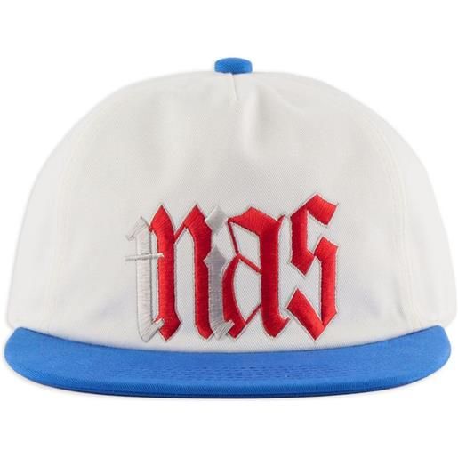 SAINT MXXXXXX x nas cappello da baseball con logo ricamato - bianco