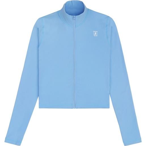 Sporty & Rich giacca sportiva runner con stampa - blu