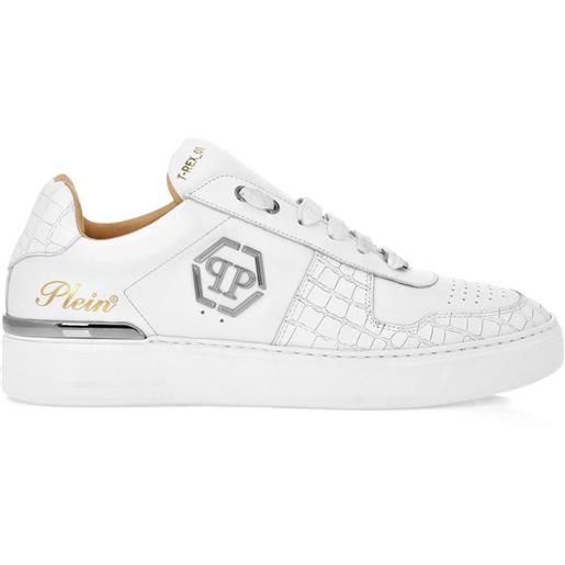 Philipp Plein sneakers con logo - bianco