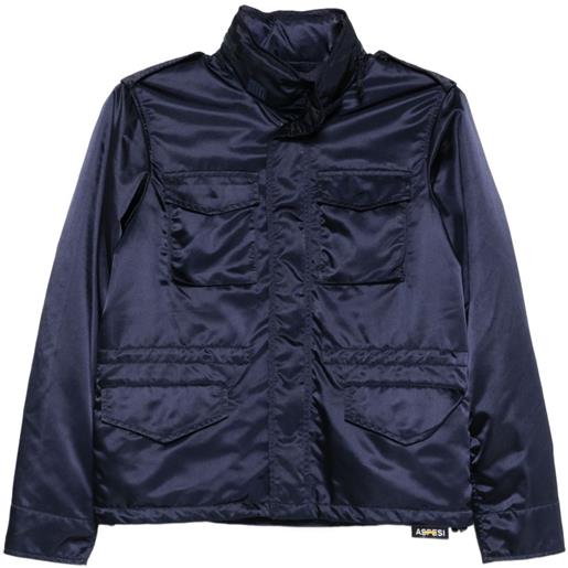 ASPESI giacca con tasche - blu