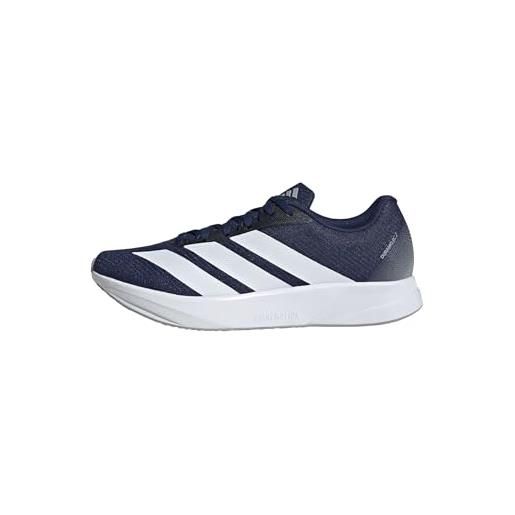 adidas scarpe da corsa duramo rc2 uomo, blu scuro ftwr bianco halo argento, 35.5 eu