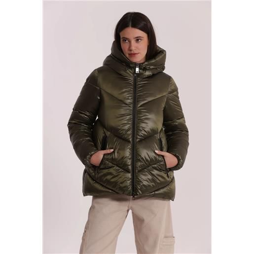 MIMI'-MUA' piumino donna mimi mua con cappuccio imbottito