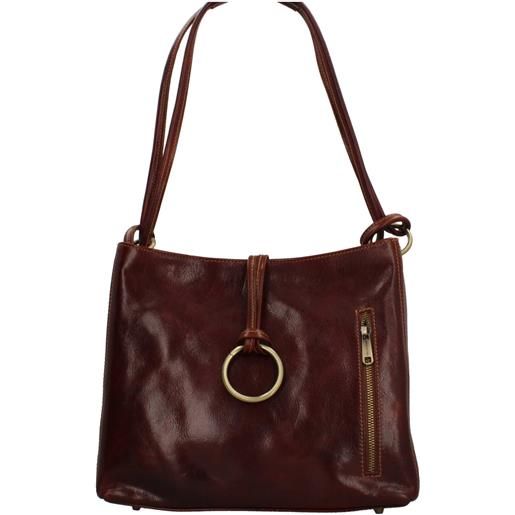 Il giglio borsa a spalla in vera pelle il giglio made in italy