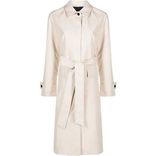 Calvin Klein cappotto monopetto con cintura - toni neutri