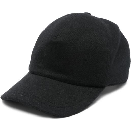 Gabriela Hearst cappello da baseball in cashmere - nero
