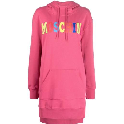 Moschino abito con stampa - rosa