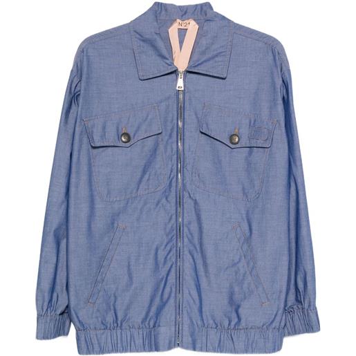 Nº21 giacca denim con tasche - blu