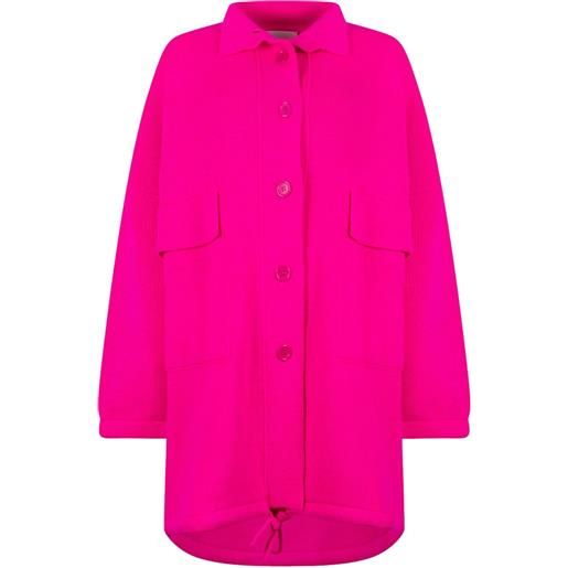 JEI-O cappotto con bottoni - rosa