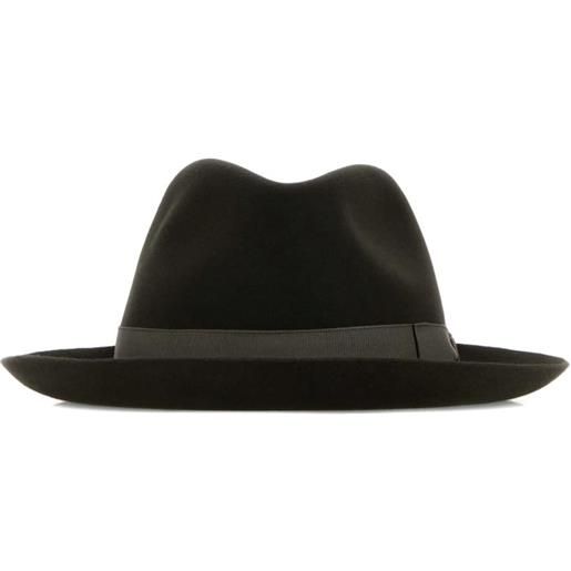 Borsalino cappello con nastro - verde
